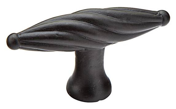 Tuscany Oversized Bar Knob, 3" H x 0.69" W x 1.75" D, Flat Black Bronze Patina