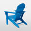 Chaise Adirondack pliante Ramonita en PEHD-1711936494
