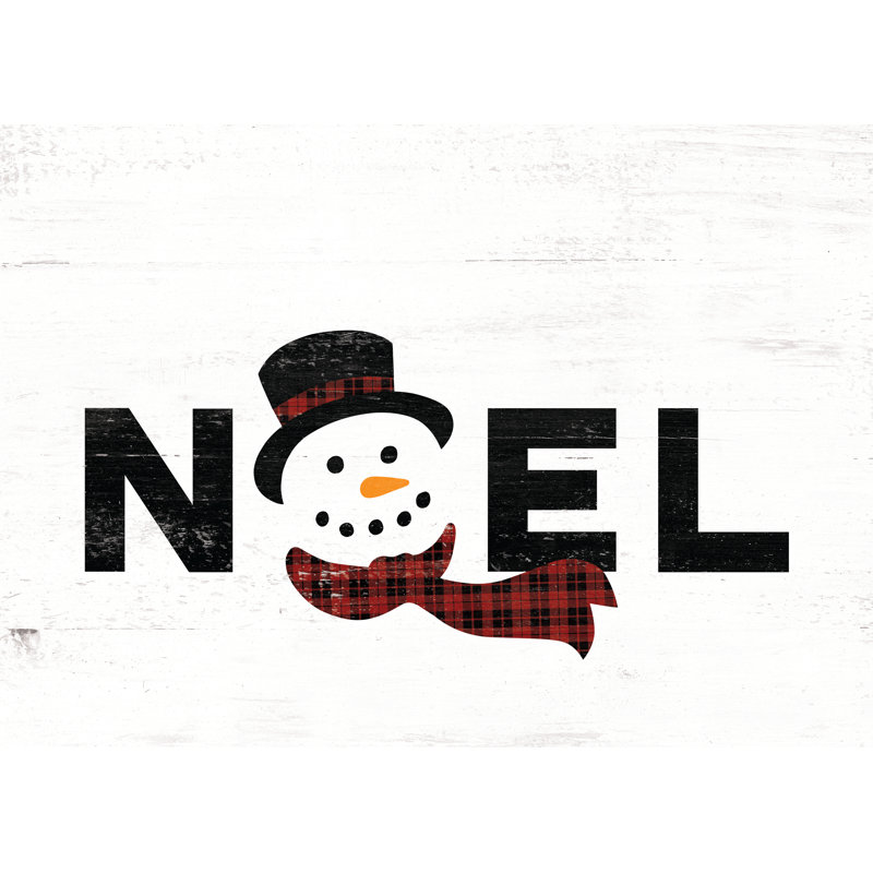 Noel Snowman - Wrapped Canvas Print, 122cm H x 81cm W x 3.8cm D