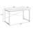 Hanjun Metal Base Writing Desk-458918117