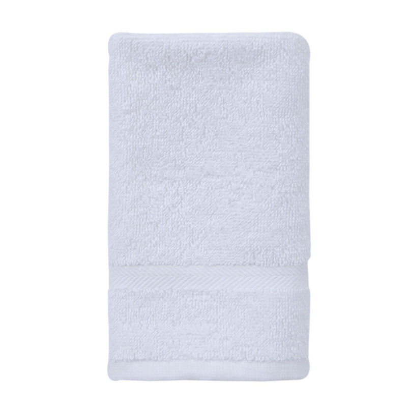 Brockett Midweight Washcloth, White