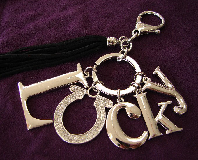 Porte-clés avec PAMPILLE Lucky Amulet