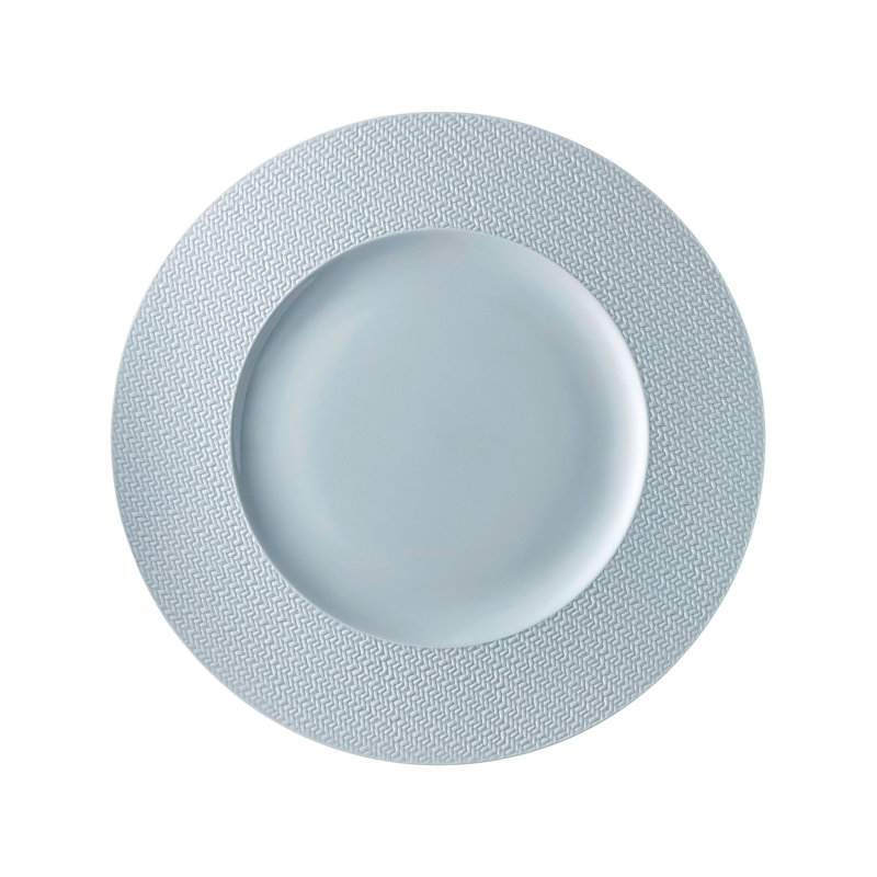Kumi Porcelain Dinner Plate, Blue