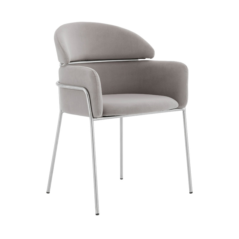 Bronislaw 19'' H Upholstered Armchair, Gray