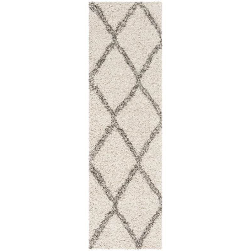 Rizco Shag Performance Geometric Rug, Runner 2'3" x 8'