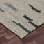 Tapis abstrait beige / noir tissé à la main Leesen-648939465