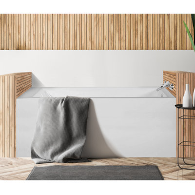 Apron Soaking Acrylic Bathtub