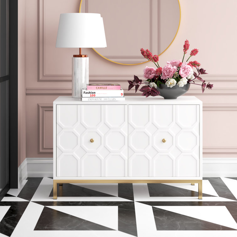 Claverton Down Two-Door Accent Cabinet, White