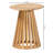 Candiance Modern Slatted Acacia Wood End Table