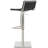 Barber Swivel Upholstered Adjustable Height Counter Stool with Stainless Steel Frame-2005715501