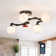 Deontee 5-light Sputnik Dimmable LED Semi Flush Mount