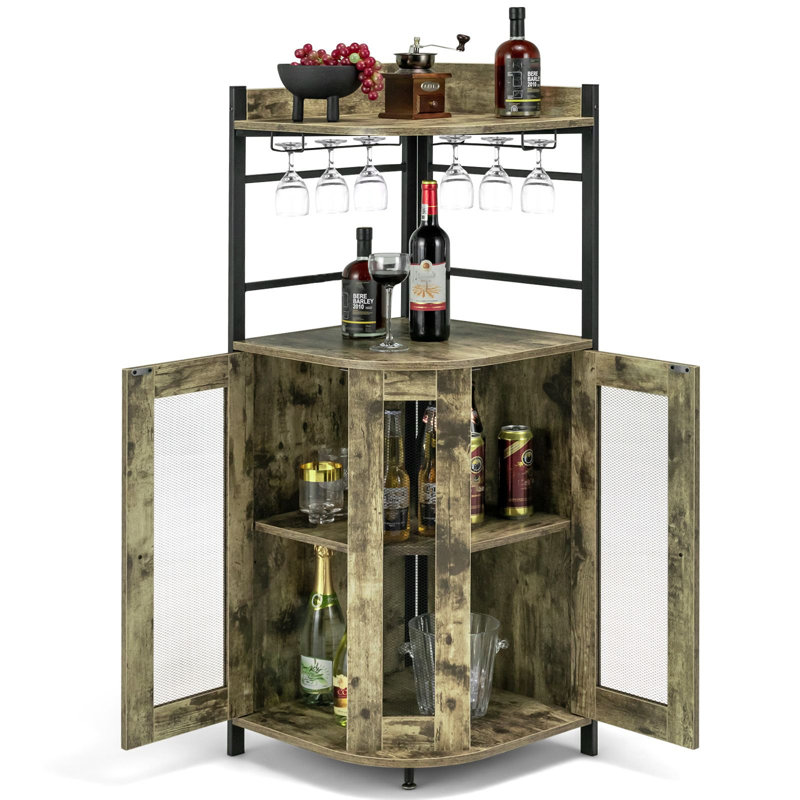 Heideman 47 cm Mini Bar Cabinet