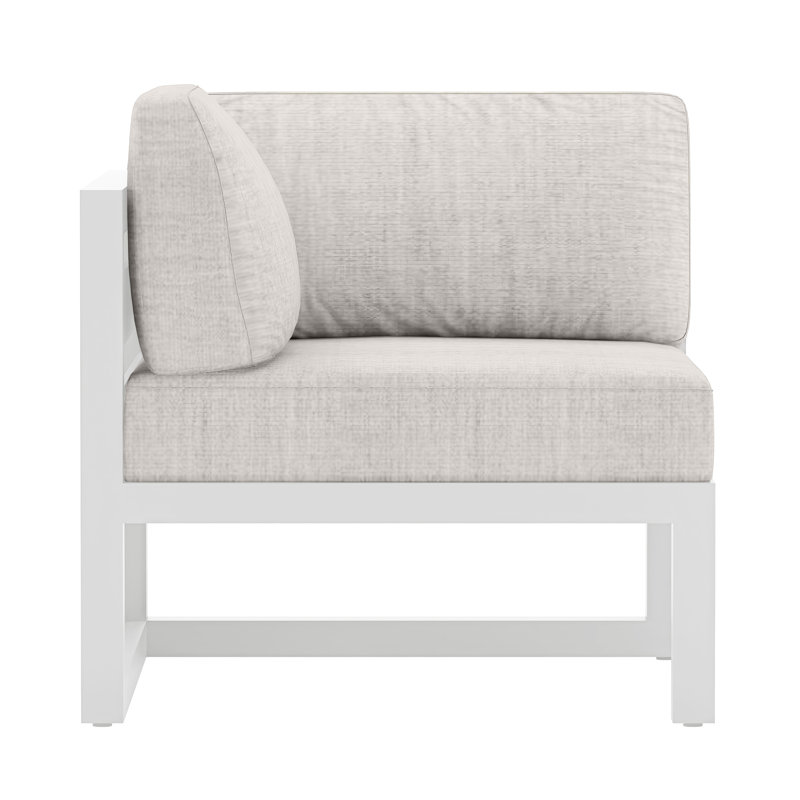 Yarieli Outdoor Lounge Chair with Cushions, Gray