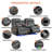Power Reclining Sofa With Heat And Massage, Bluetooth Speakers And LED Lights, 3 Seater Dual Recliner Sofa With USB Ports And Cup Holders-1773963160