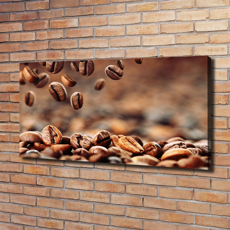 Coffee Beans - Wrapped Canvas Print