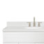 Abell 48.25'' Bathroom Vanity with Carrara Quartz Top-94003658
