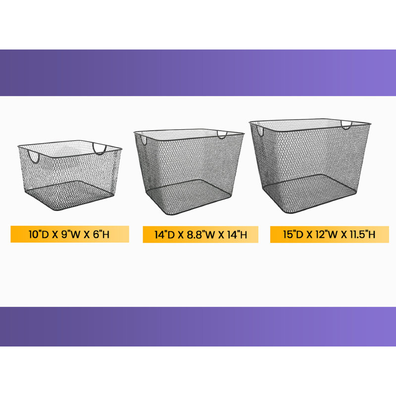 Metal Storage Bin