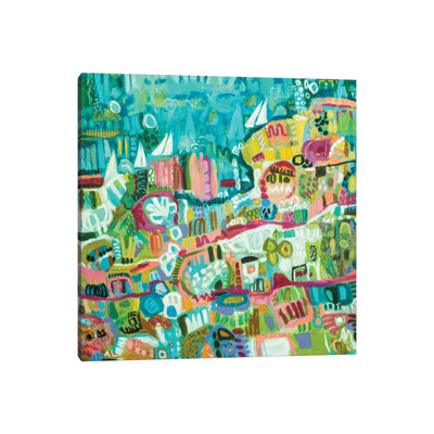Steelpix Metal Canvas - Abstract Marina III by Karen Fields