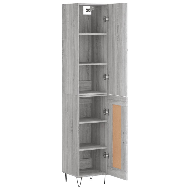 34.5cm Sideboard, Grey sonoma