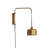 Jeno Solid Brass Plug-in Swing Arm Sconce-80609670