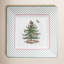 Christmas Tree POLKA DOT SQUARE PLATTER 10"