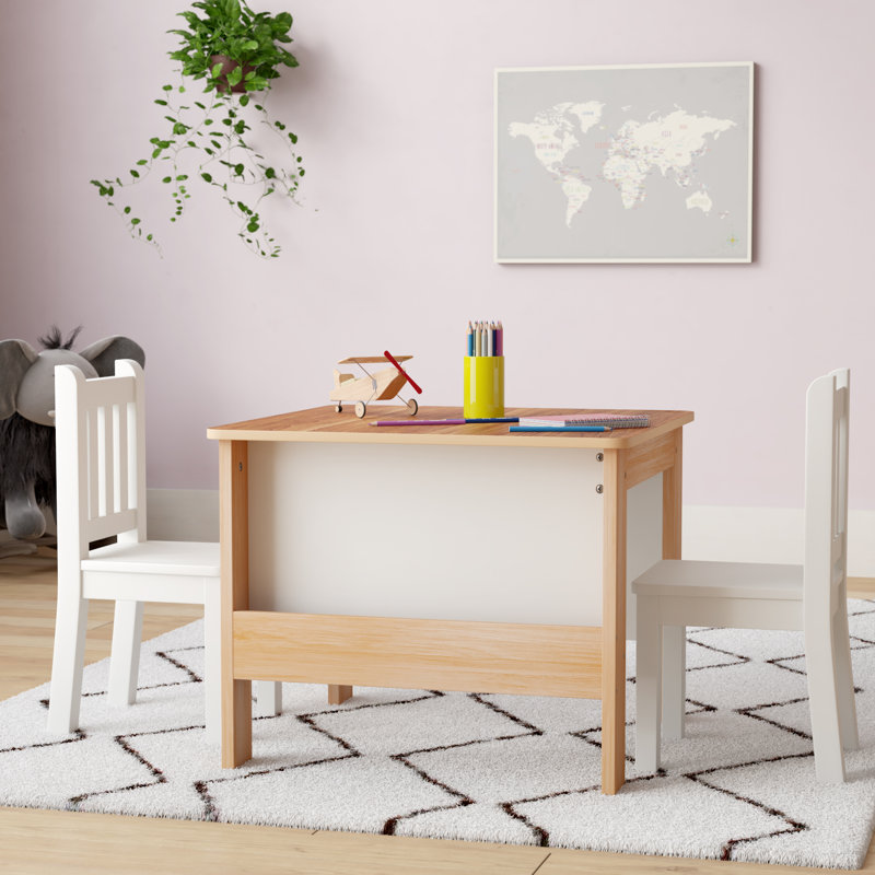 Ensemble de chaise rectangulaire pour enfants