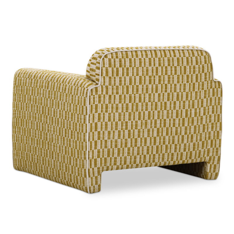 Leo Armchair, Green, Abstract