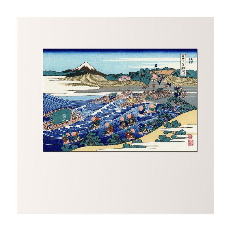 Hokusai - Wrapped Canvas Painting, 60cm H x 90cm W x 1.8cm D