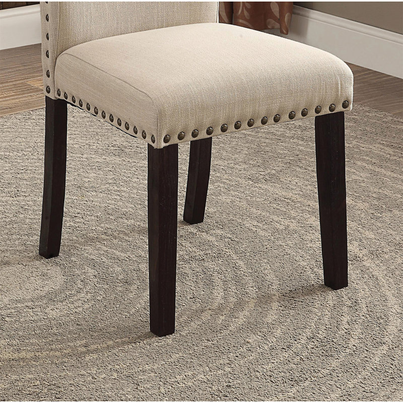 Chaise d'appoint en lin Gerburg