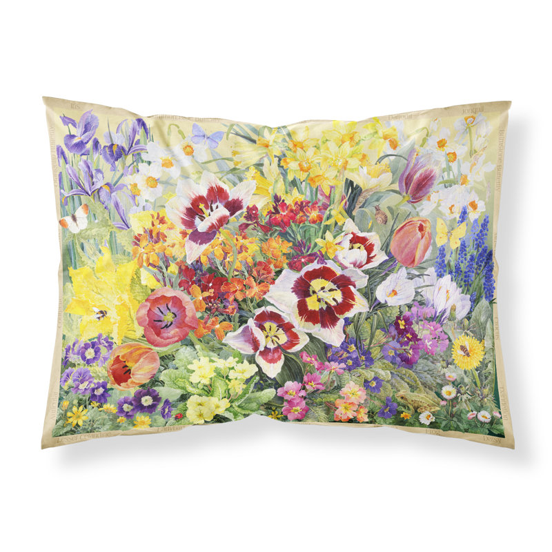 Taie d’oreiller floral spring