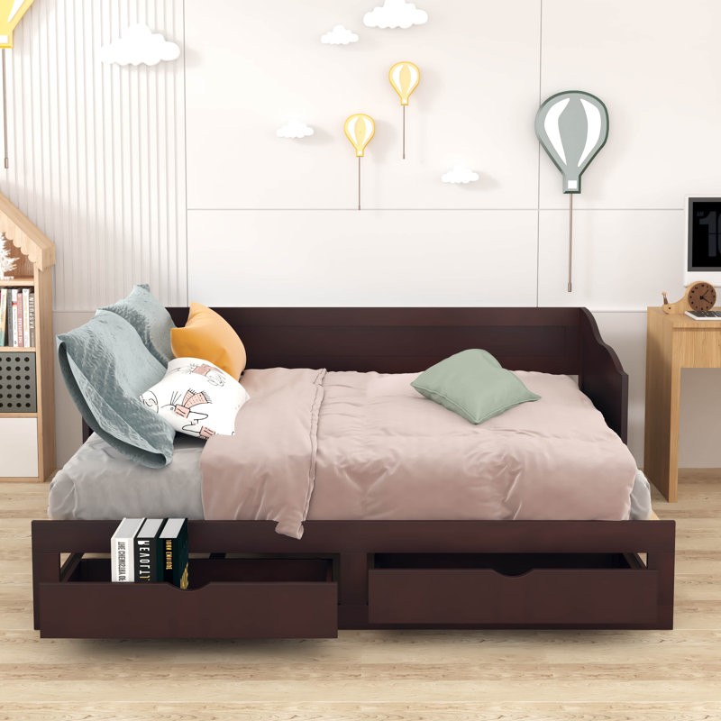 Ioachim Solid Wood Daybed, Espresso