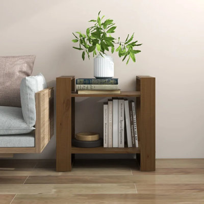 Irek Book Cabinet/Room Divider Solid Wood