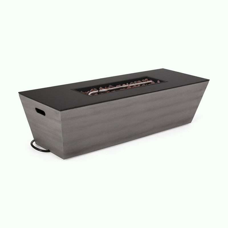 56" RECTANGLE MGO FIRE PIT