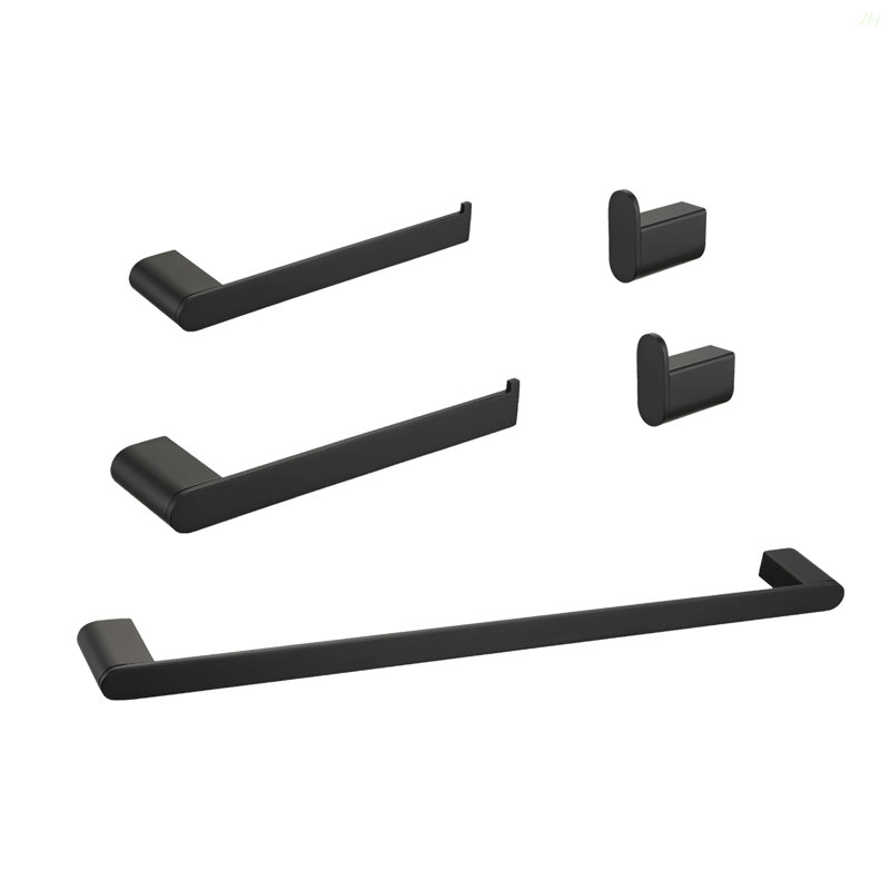 5- Piece Bathroom Hardware Set, Matte Black
