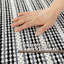 Tapis pour salle de bain à rayures ultra minces avec envers antidérapant-113782279-113782277