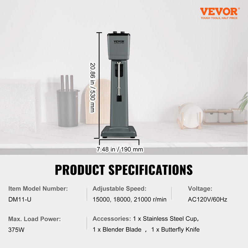 VEVOR 3 Speed Frozen Drink Maker