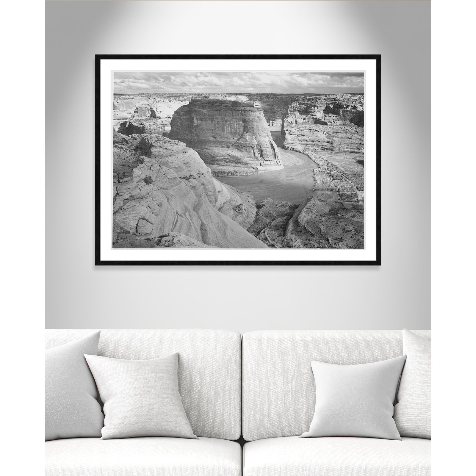 Canyon De Chelly Arizona 2 by Adams, Black, 29.5" H x 41.5" W x 0.75" D