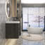 Ensemble de meuble-lavabo simple 29 po mural-311687153