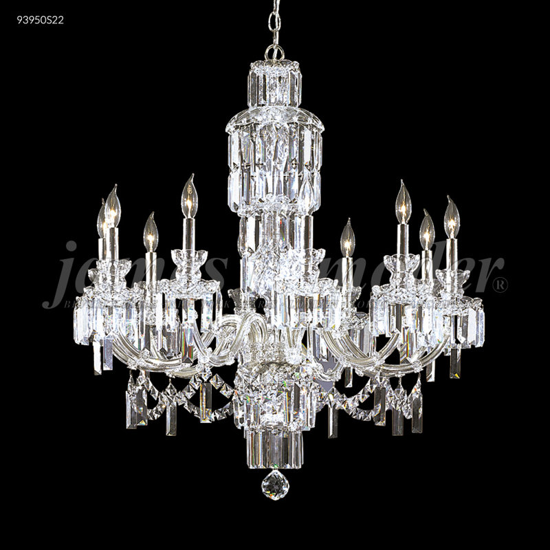 Buckingham 10 - Light Chandelier, Swarovski Strass