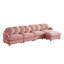 Canapé modulaire en forme de L de 123 po avec repose-pieds mobile et 8 coussins de forme modulaire en forme de L de 123 po.-1567932389