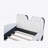 Race Car-Shaped Platform Bed With Wheels-623702027