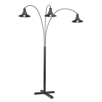 Mcleod 83'' Black Tree Floor Lamp