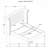 Upholstered Wingback Bed-492599474-492599472