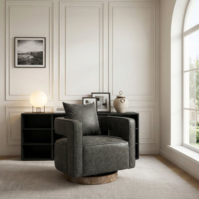28.9'' Faux Leather Sofa