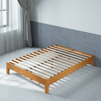 Elara Deluxe Platform Wood Bed Frame 12in/30cm Height