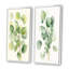 «White Green Minimalisme» Eucalyptus Essence VI - ensemble d'art mural floral de 2 pièces-1675569690-1675569683