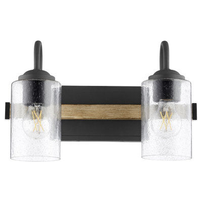 Norene 2-Light Dimmable Noir Vanity Light