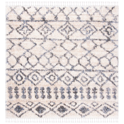 Triplett Fringe Shag Performance Southwestern Rug