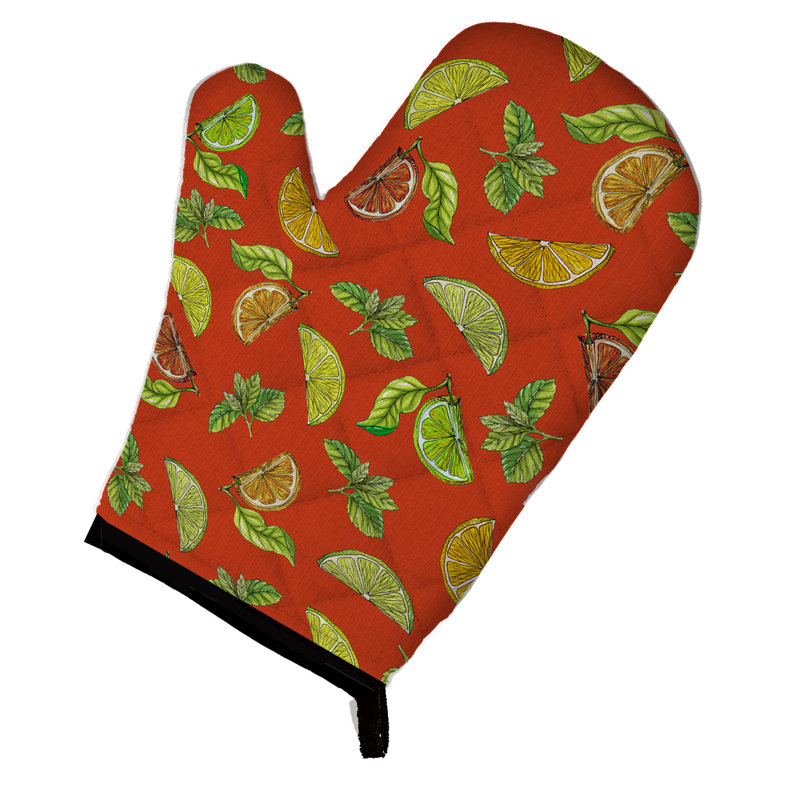 Caroline's Treasures Oven Mitt, Purple/Blue