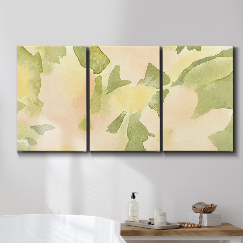 " Lingering Light III " 3 - Pieces, 36" H x 72" W x 2" D